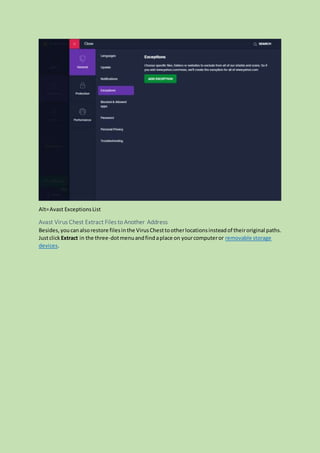 Avast virus-chest | DOCX