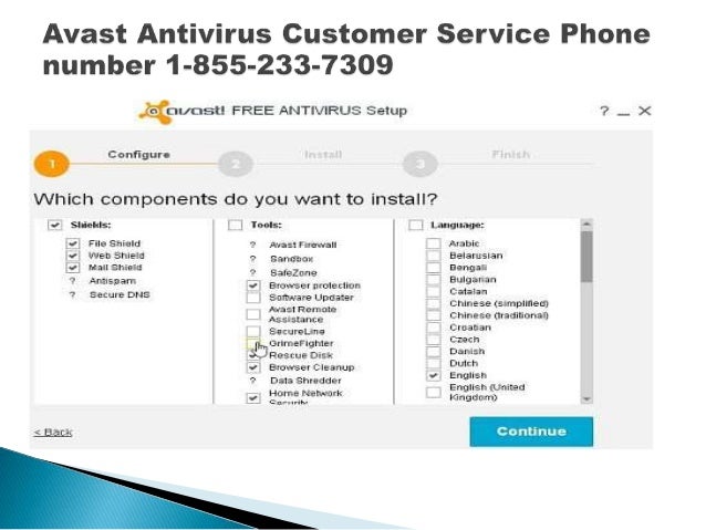 1-855-233-7309 Avast antivirus customer service phone number