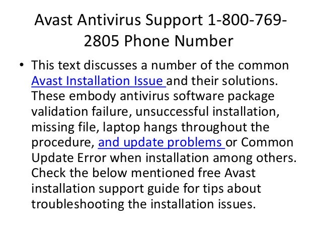 avast phone number for issues avast phone number for issues