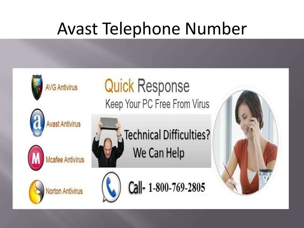 Avast Customer Service 1 800-769-2805 Phone Number