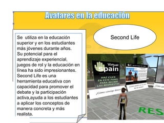 Lenguaje de comunicaciónTipo de interfacesServicios interactivosMotivació del estudianteAmbiente Educativo MuvetUSO DE AVATARESAceptación de sistema educativoRol de estudianteRol de compañeroRol de tutor