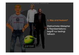 Avatare - Bildungsaspekte digitaler Körperlichkeit