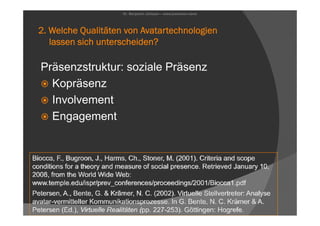 Avatare - Bildungsaspekte digitaler Körperlichkeit