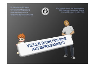 Avatare - Bildungsaspekte digitaler Körperlichkeit