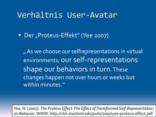 Avatare - mediale Artikulationen, interaktive Aktanten, hybride Akteure