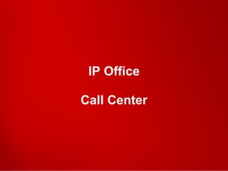 © 2011 Avaya Inc. All rights reserved. 22
IP Office
Call Center
 