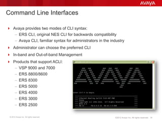 Avaya Network Management Overview | PDF