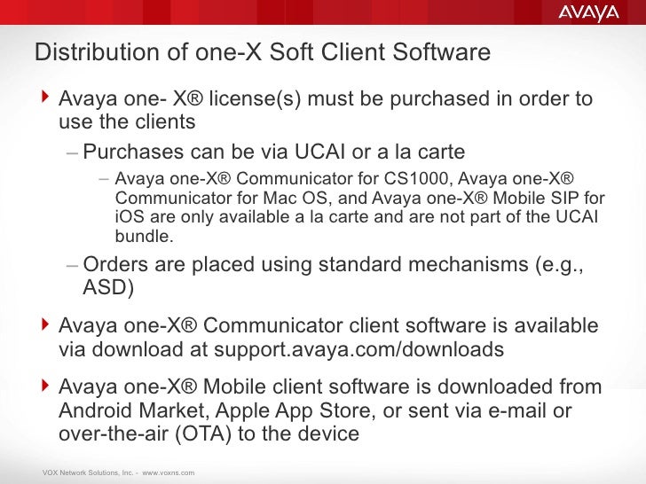 avaya one x communicator download mac