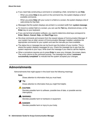 Avaya site administrator | PDF