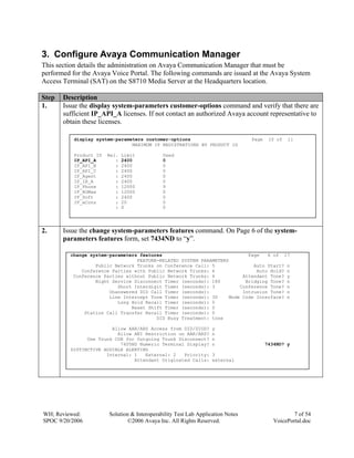 Avaya voice portal | PDF
