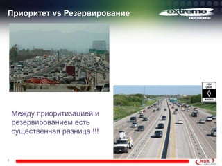 Приоритет vs Резервирование




    Между приоритизацией и
    резервированием есть
    существенная разница !!!


8
 