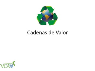 Cadenas de Valor
 