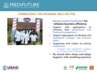 Accelerated Value Chain Development (AVCD) Dairy Component