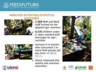 Accelerated Value Chain Development (AVCD) Dairy Component