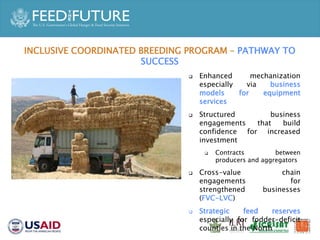 Accelerated Value Chain Development (AVCD) Dairy Component