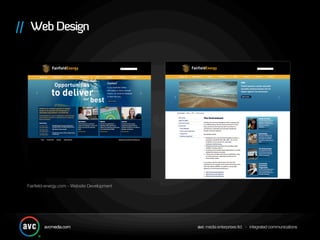 Fairﬁeld-energy.com - Website Development
 