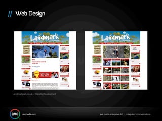 Landmarkpark.co.uk - Website Development
 