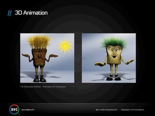 The Macaulay Institute - Animated 3D Characters
 