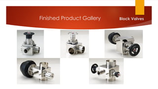 Finished Product Gallery Block Valves
 