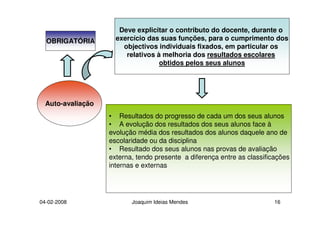 Avaliação docente_percursos
