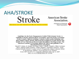 AHA/STROKE
 