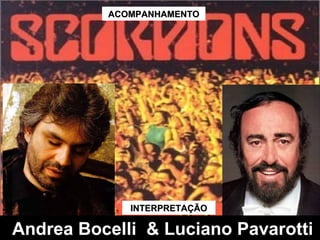 INTERPRETAÇÃO ACOMPANHAMENTO Andrea Bocelli  & Luciano Pavarotti 