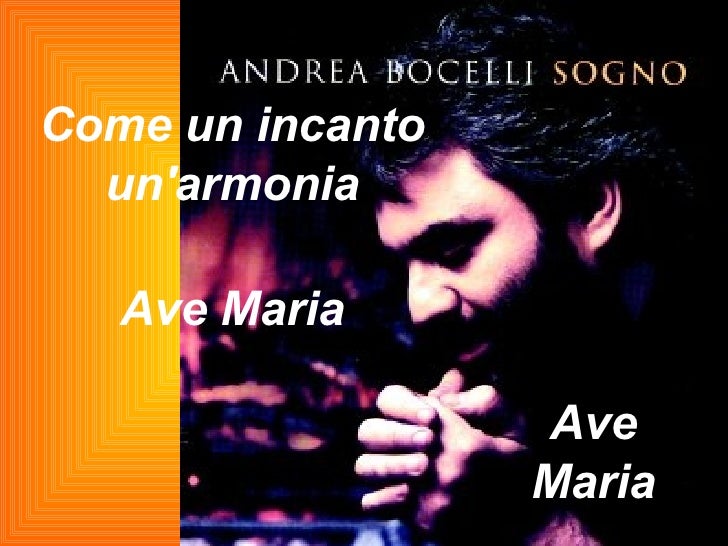 Ave Maria no Morro - Andrea Bocelli