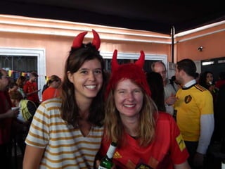 Une Journée avec les "diables rouges" de Belgique !