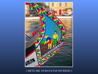« METE-ME AS BATATAS NO REGO » 