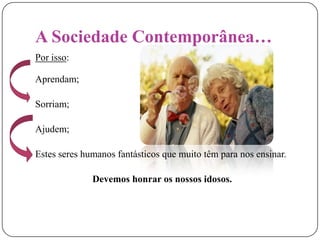 Falta de cuidados pessoais, etc.Algumas mudanças verificadas nesta fase dão-se ao nível do processamento de memória a curto prazo, utilizada na retenção dos acontecimentos mais recentes. A demência, estado de confusão, mudanças na personalidade dependem não só da idade mas de outros factores como AVC.