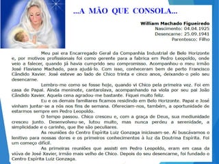 Ave maria a mão que consola...