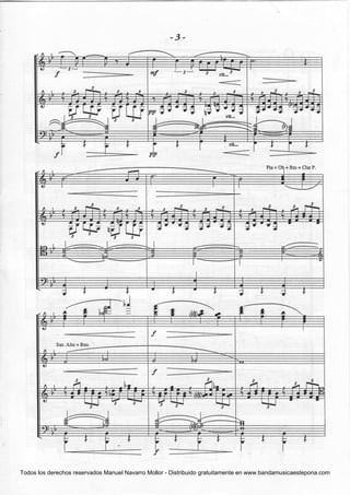 Ave Maria Navarro Mollor arreglo banda sinfónica PDF
