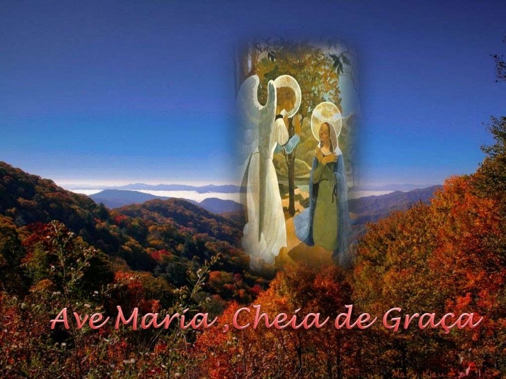 Imagem da oração Ave Maria