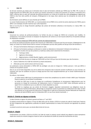 • PME-TPE
Du fait des montants peu élevés pour la formation dans le plan de formation collectés par l’OPCA pour les PME- T...
