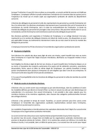 Avenant de mise à jour de la CCR Services de l’automobile – 2016 07 13 p 3
Lorsque l'institution n'a pas été mise en place...