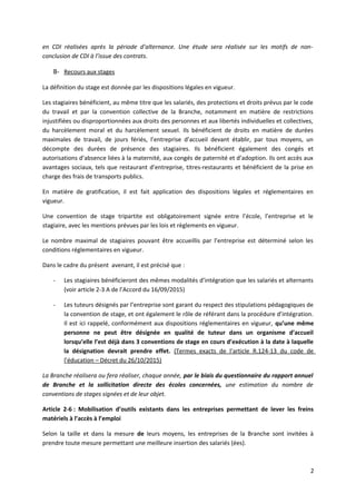 en CDI réalisées après la période d’alternance. Une étude sera réalisée sur les motifs de non-
conclusion de CDI à l’issue...