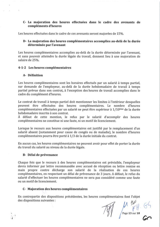 Avenant n° 38 du 21 janvier 2016 relatif aux modalités d 