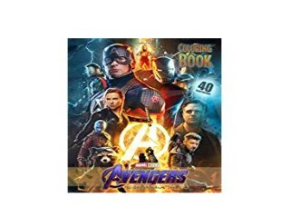 Download ~PDF_FREE LIBRARY~ AVENGERS Endgame Coloring Book Coloring Books fo…