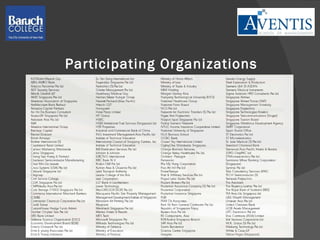 Participating Organizations 