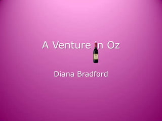 A Venture in Oz

  Diana Bradford
 