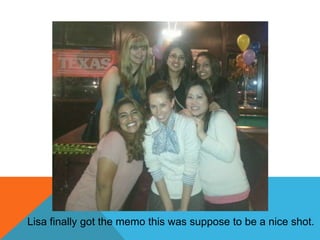 Lisa finally got the memo this was suppose to be a nice shot.

 