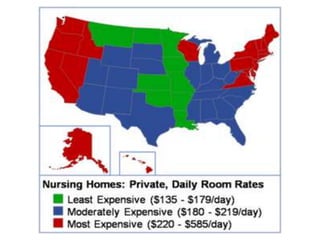 Average Cost For Nursing Home Top 15 States