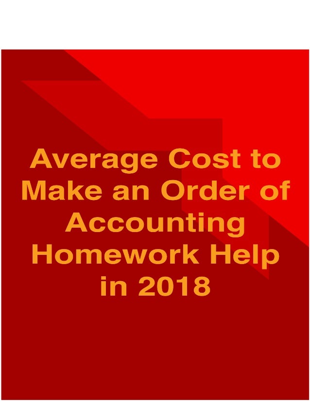 Homework help cost accounting