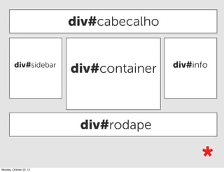 PARA QUE SERVE O DIV?
Essa é fácil. Responde aí vai...
 