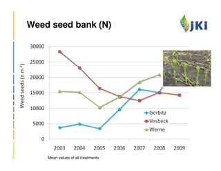 Weed seed bank (N)




    Mean values of all treatments
 