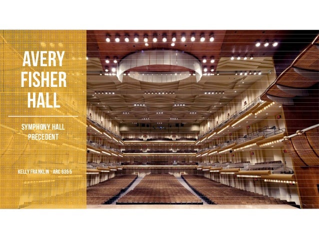 Avery Fisher Hall Seating Chart View