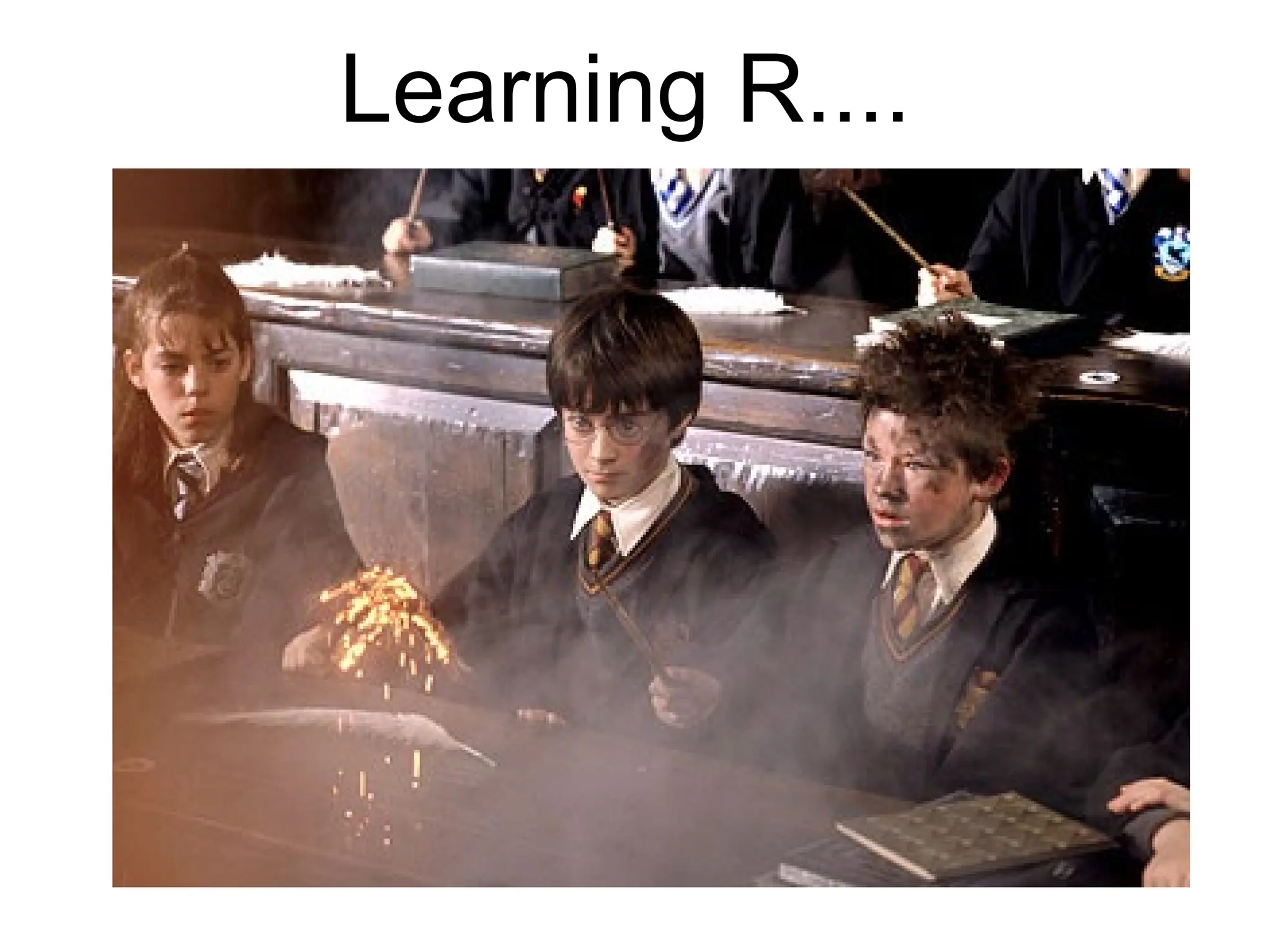 Learning R....
 