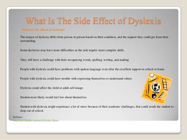 Case study child dyslexia