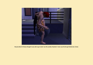 No just when Dr Cheese thought it was safe to go to bed I see this outside. Roaches! I never saw the bin get kicked over. Great.
 