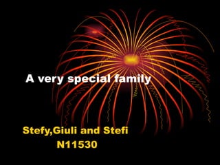 A very special family



Stefy,Giuli and Stefi
      N11530
 